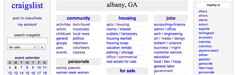 craigslist georgia albany